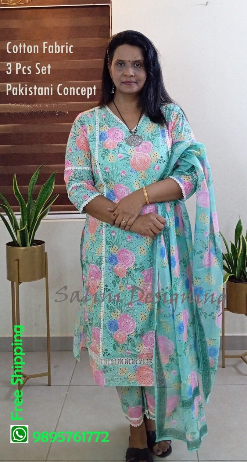 PAKISTANI CONCEPT 3 PIECE SET - SAL112 - Image 2