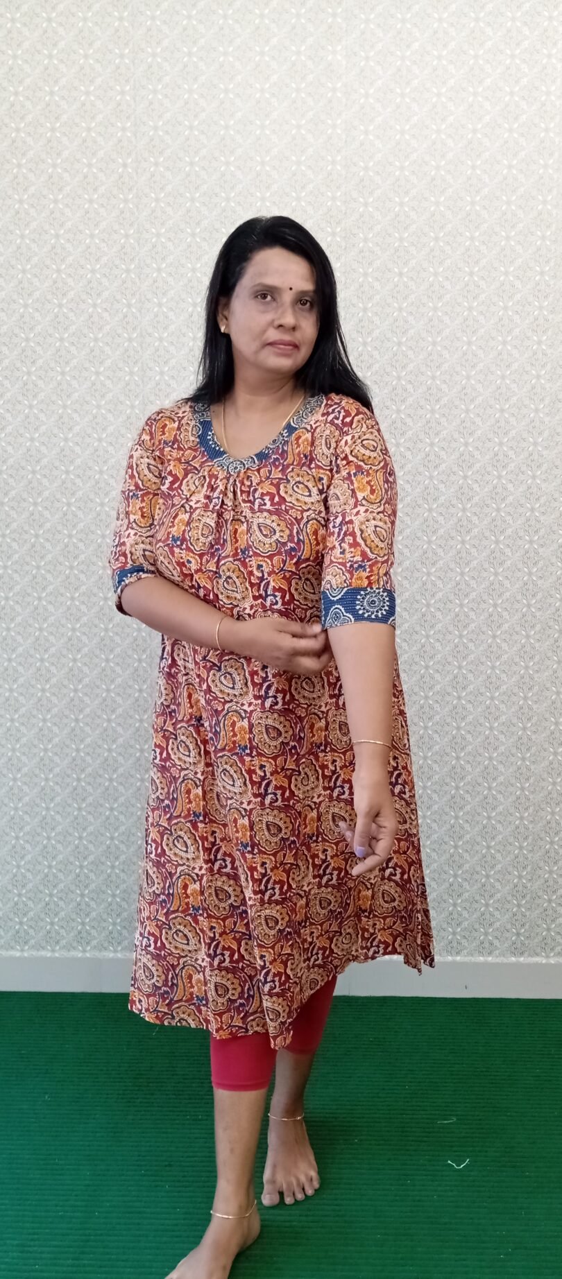 COTTON KURTIS RED MIX- SAL167