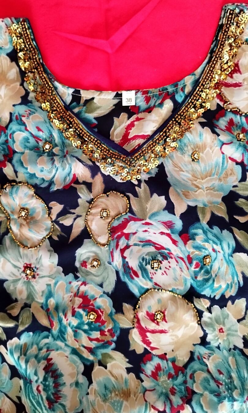 TRENDING GEORGETTE ALINE KURTIS - SAL108 - Image 7