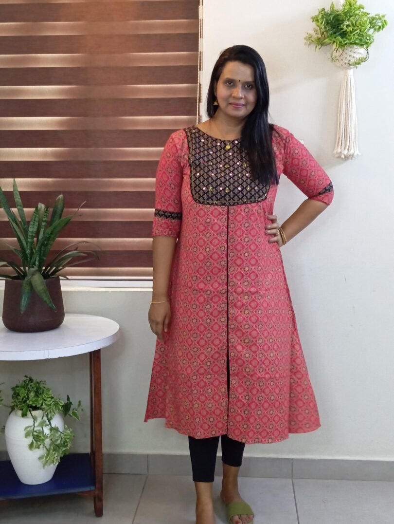 AJRAKH PRINT COTTON KURTIS- SAL201