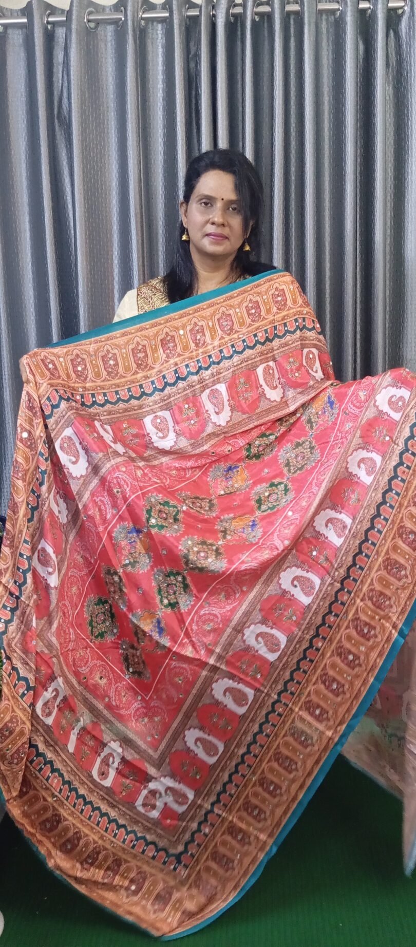 CHINON FABRIC DUPATTA MULTICOLOR- SAL016