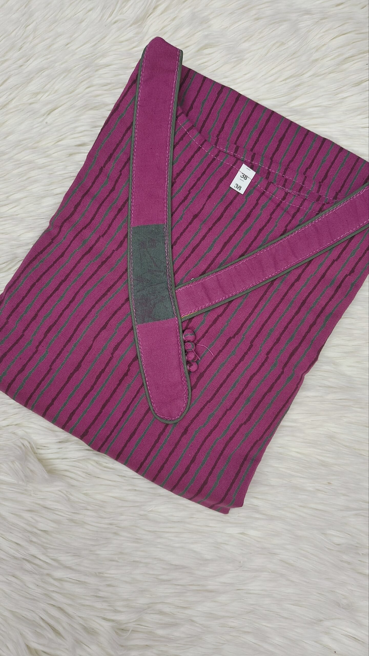 COTTON SLITTED KURTI - SAL547 - Image 2