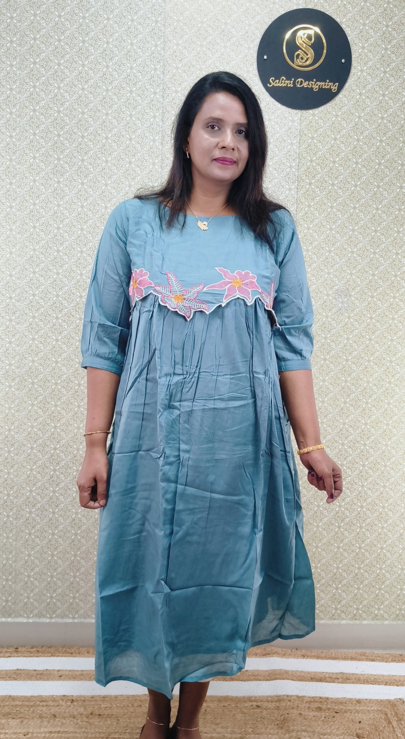 SOFT COTTON PLEATED KURTIS - SAL532