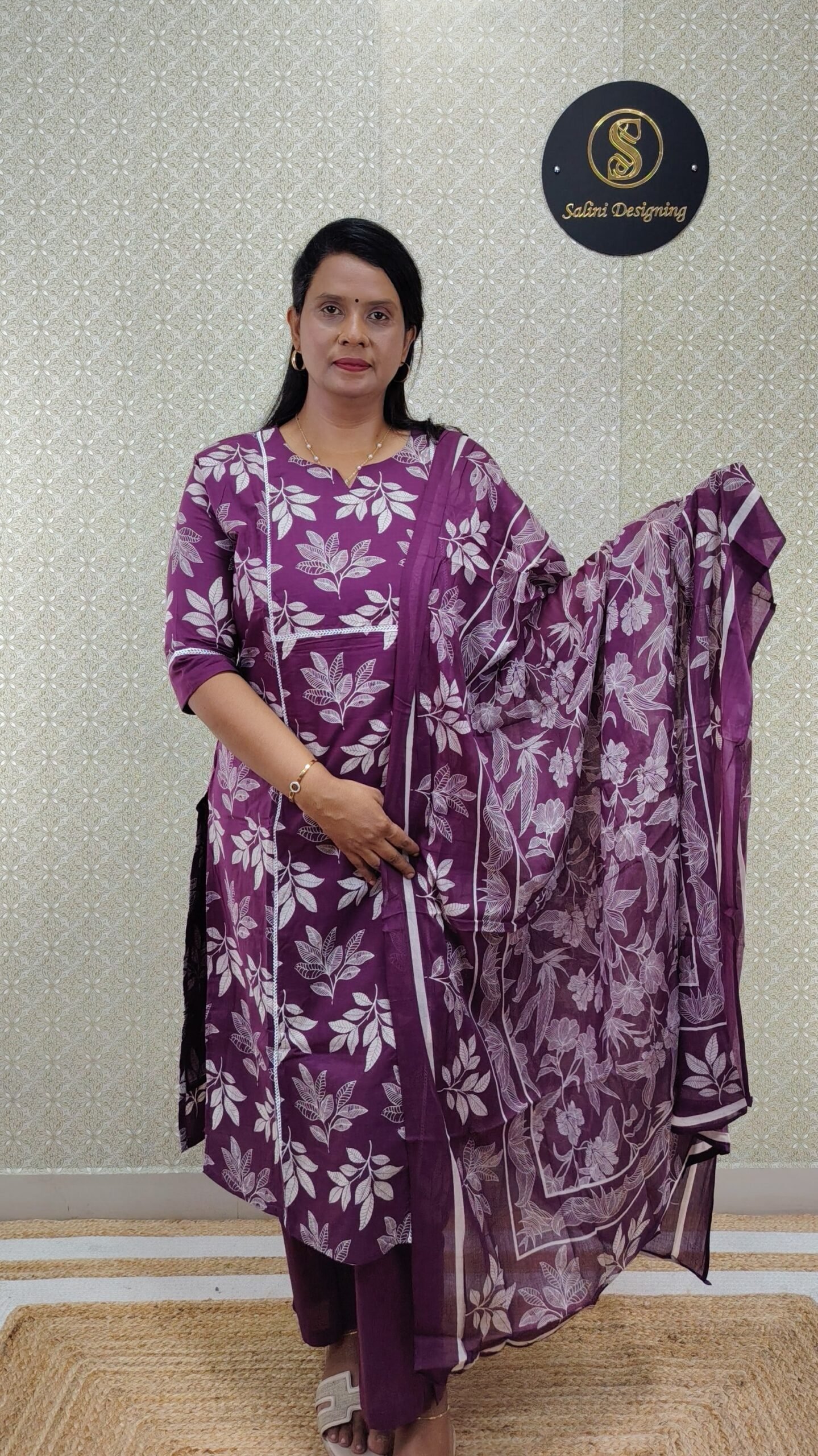 PURE COTTON THREE PIECE SET - SAL553