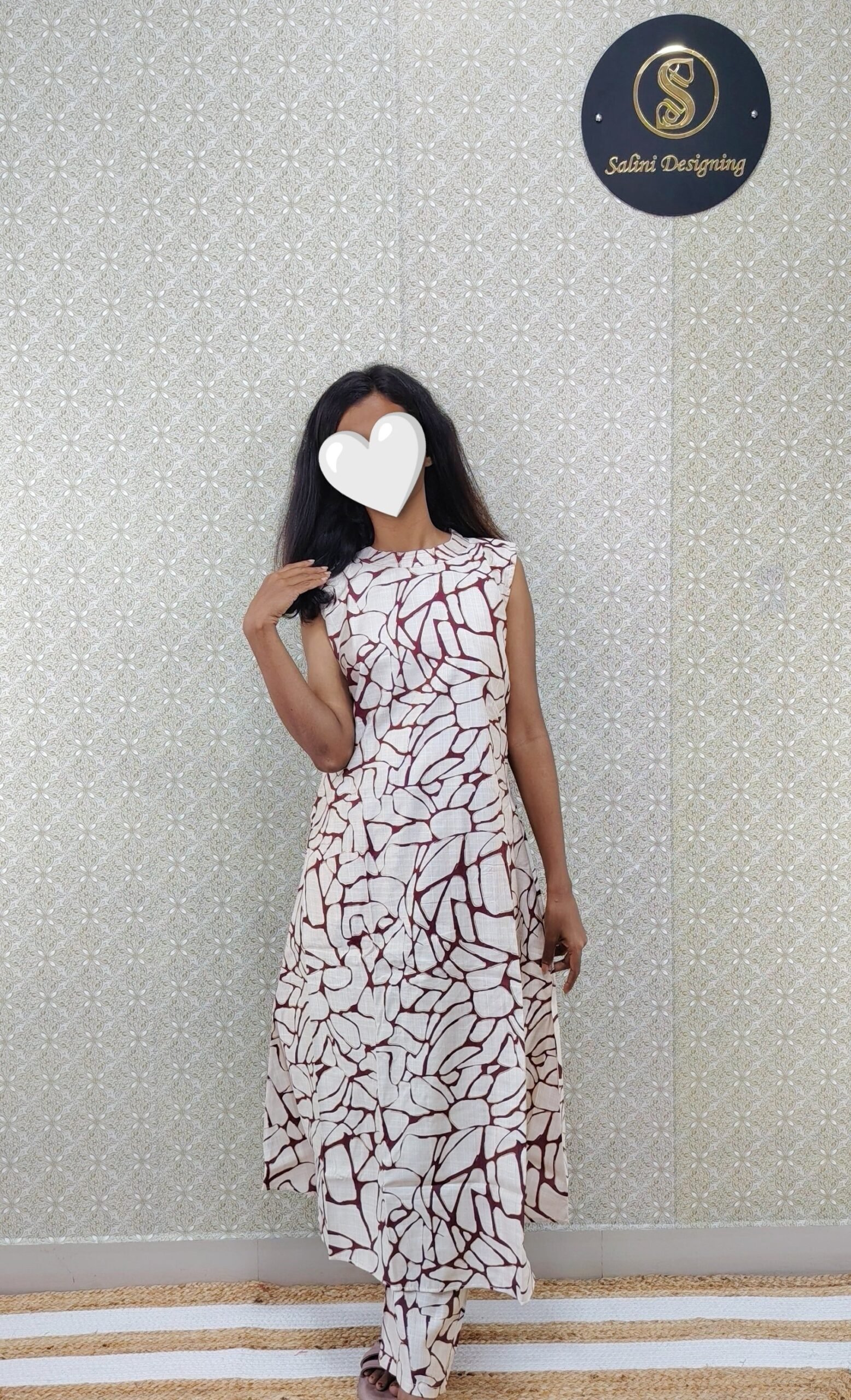 VETICAN SILK TWO PIECE SET - SAL554