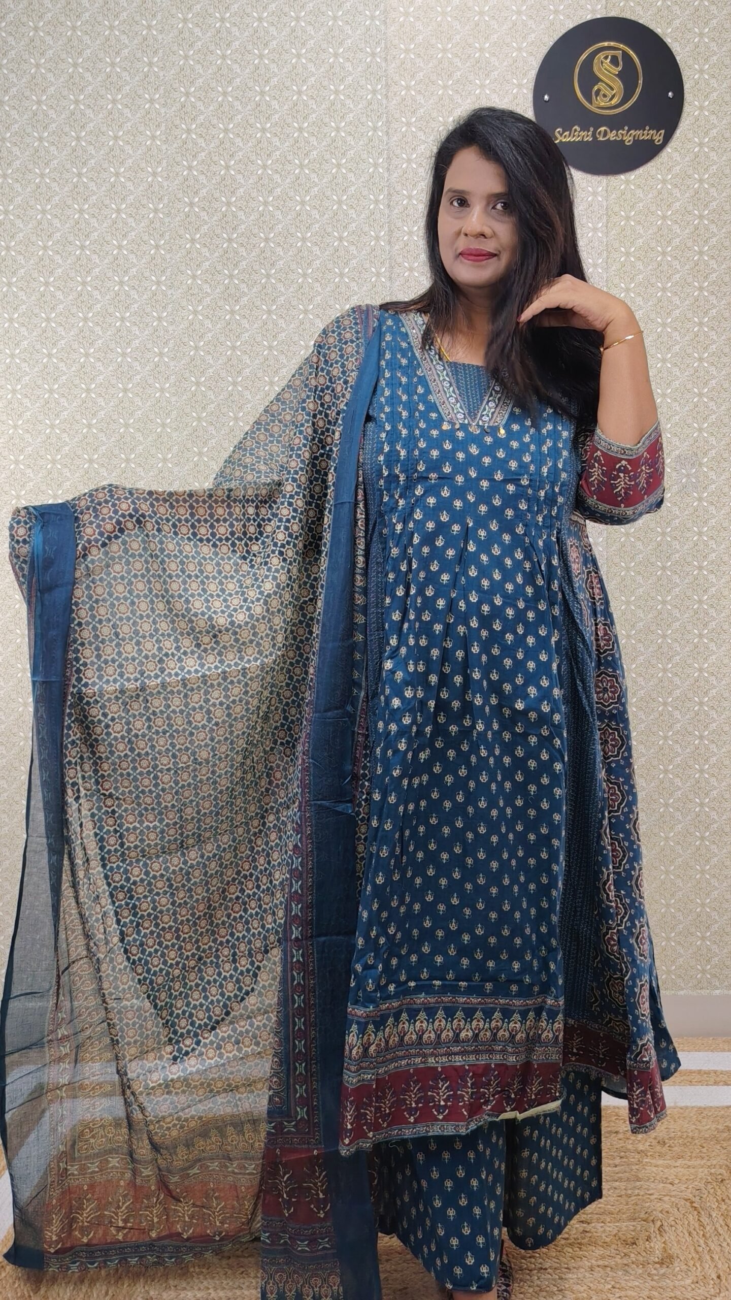 RAJASTHANI THREE PIECE SET - SAL580 - Image 3