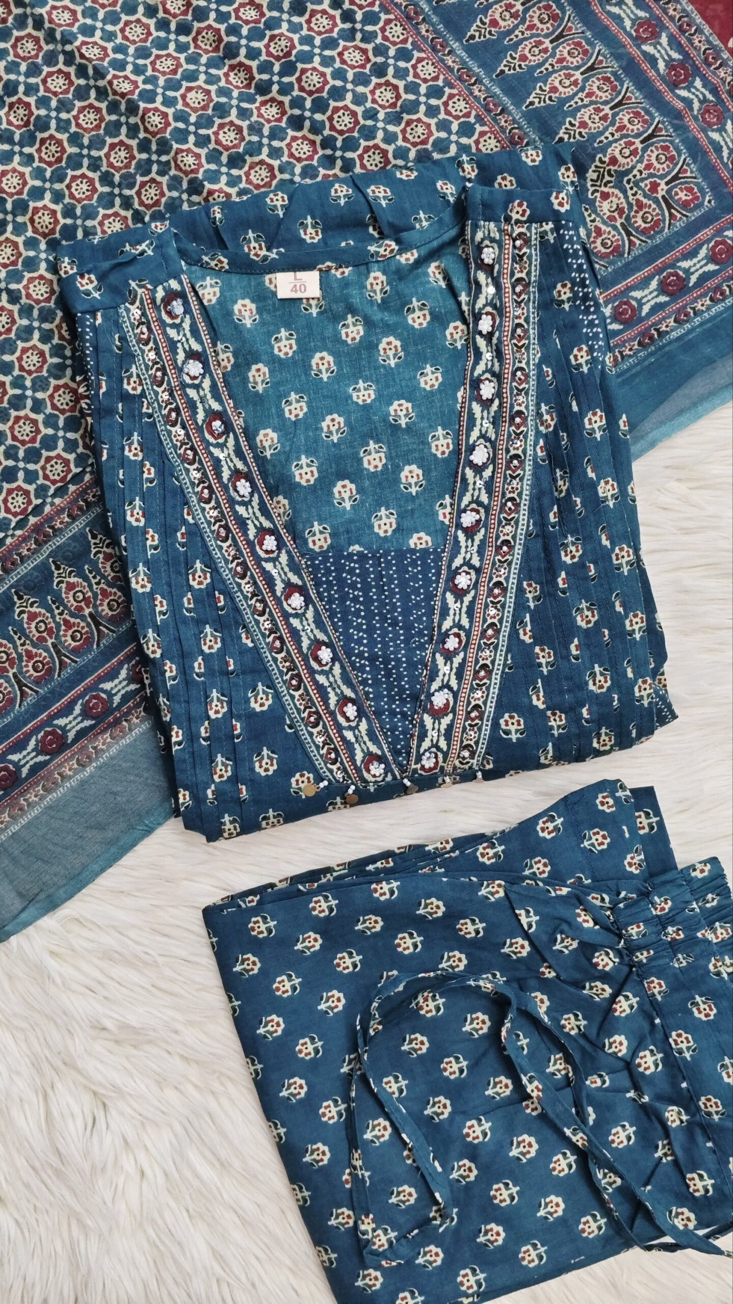 RAJASTHANI THREE PIECE SET - SAL580 - Image 2