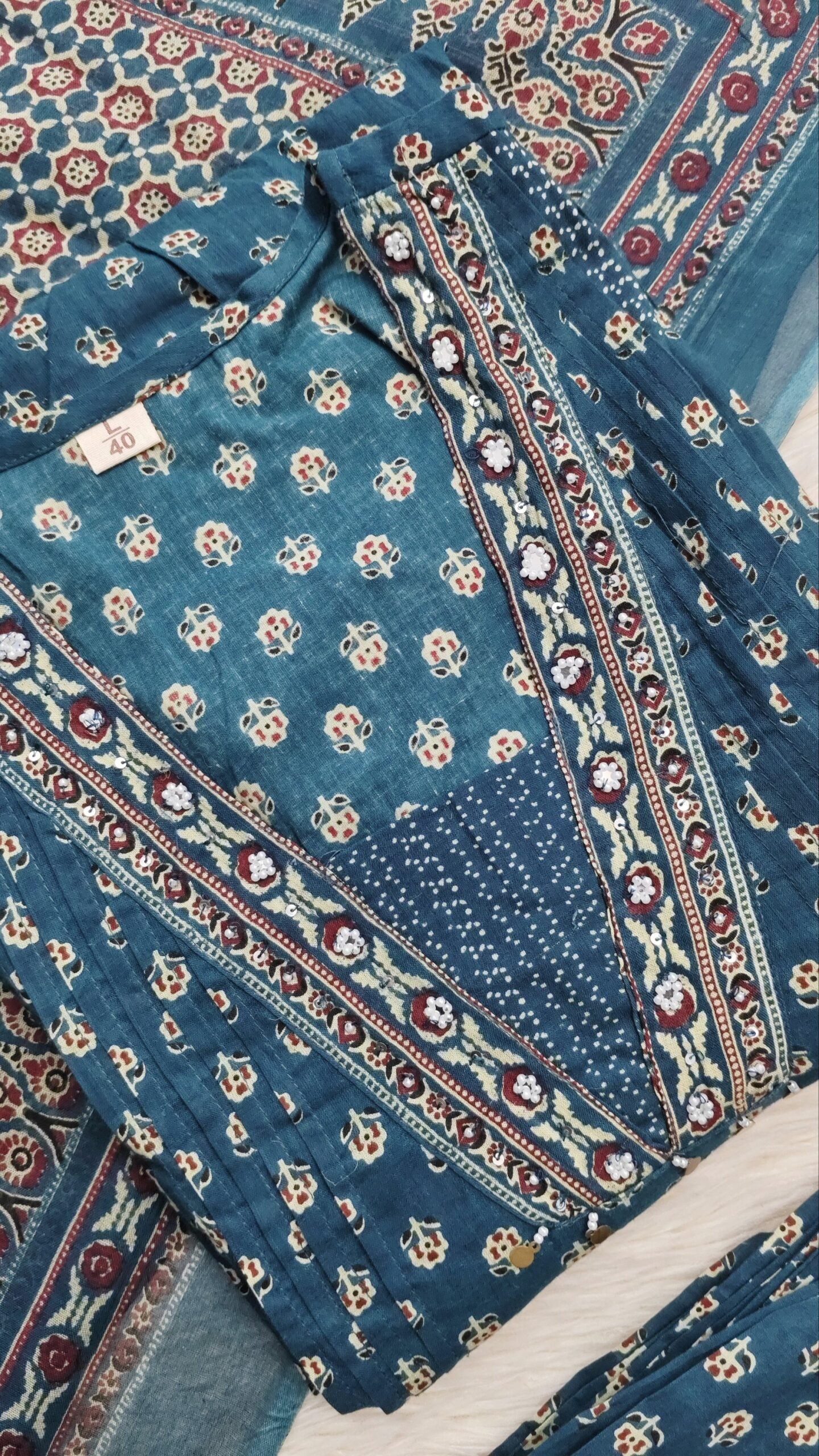 RAJASTHANI THREE PIECE SET - SAL580 - Image 4