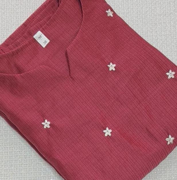CHANDERI SILK 3 PIECE KURTIS SET - SAL613 - Image 3