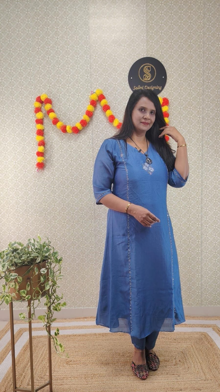 VIJITHRA SILK CORD-SET - SAL620 - Image 4